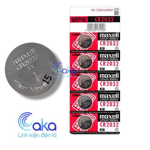 Vỉ 5 viên PIN CMOS CR2032 3V