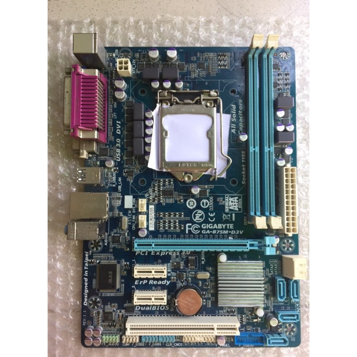 Mainboard gigabyte b75m-d3v socket 1155