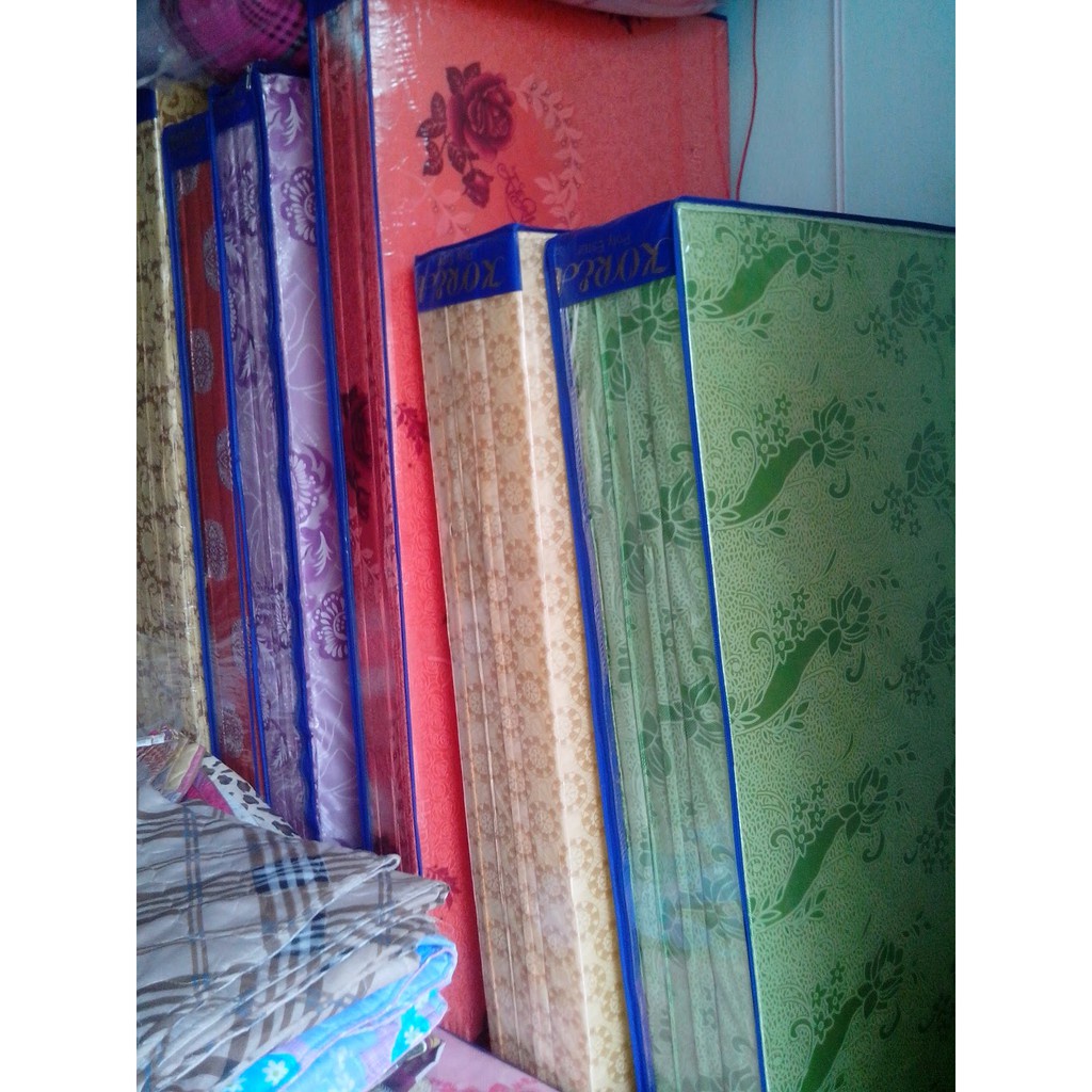 Nệm gấp pe hàn quốc 1m2 x 2m x 10cm siêu khuyến mãi