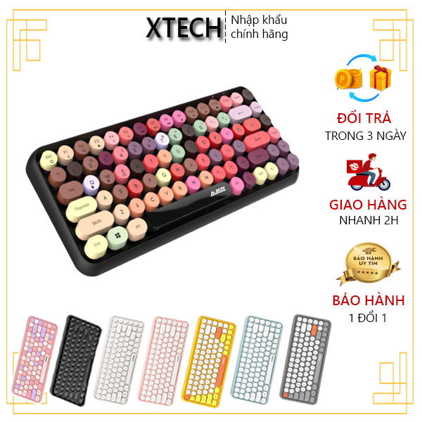 Bàn phím bluetooth không dây  AJAZZ 308i - Tương thích cho Iphone, Android, Macbook, Laptop