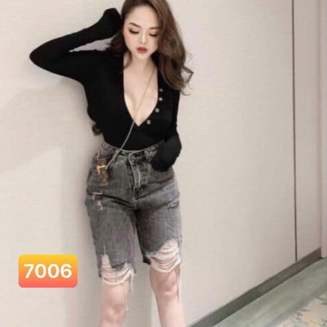 ��QUẦN JEANS NGỐ NỮ RÁCH