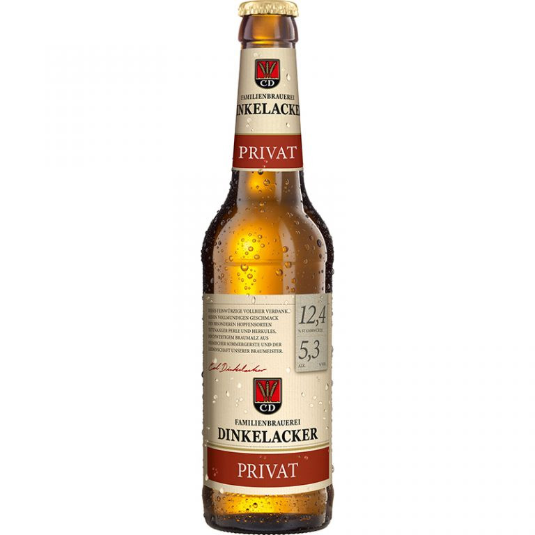 Bia vàng Dinkelacker Privat là một trong số những dòng bia truyền thống của Đức,