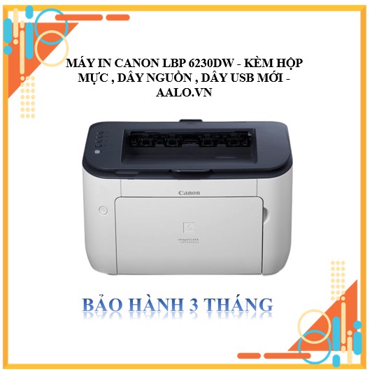 Máy in canon lbp 6230dw - kèm hộp mực dây nguồn dây usb mới - aalo.vn