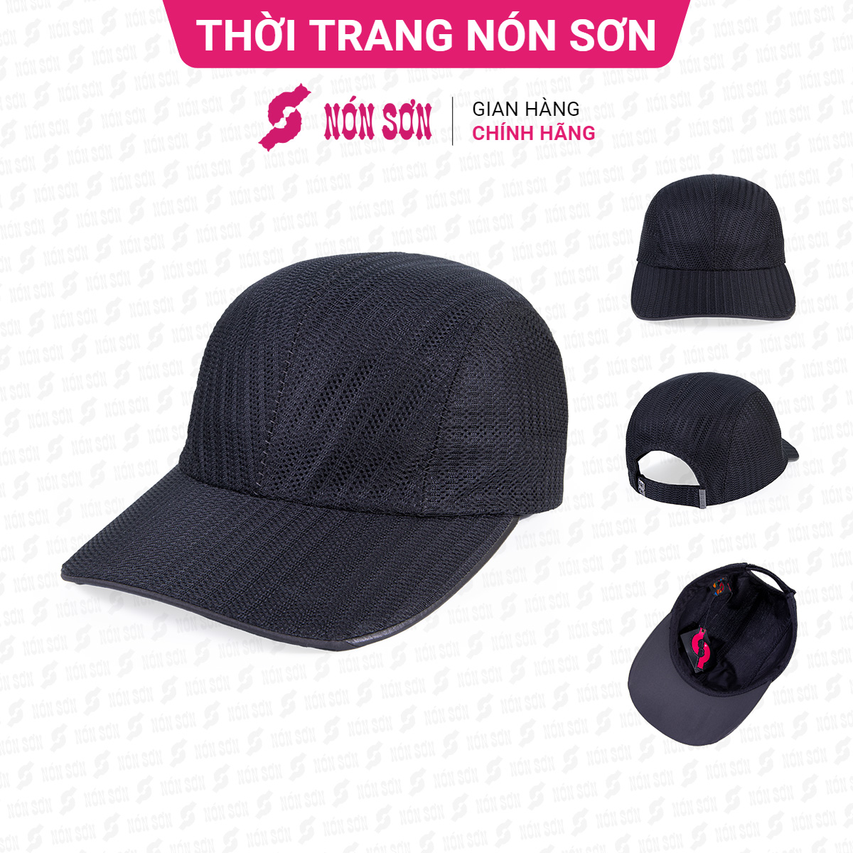 Mũ kết lưỡi trai nam nữ nón sơn chính hãng mc238-đn2