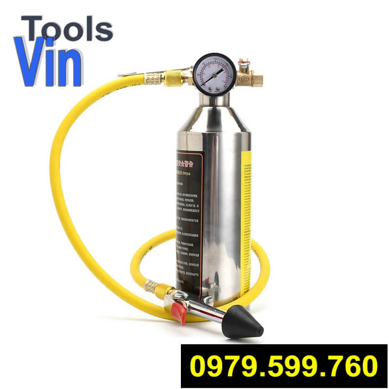 Bộ dụng cụ súc rửa dàn lạnh dàn nóng, vệ sinh đường ống dàn điều hòa ô tô
