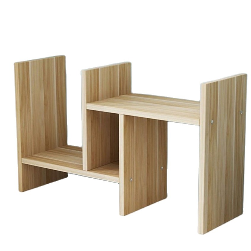 Kệ sách, giá sách gỗ mini cao cấp, dễ dàng lắp ráp tùy thích - Kệ sách để bàn 5 hộc để đồ tiện lợi , thiết kế nhỏ gọn, sang trọng , tô thêm điểm đẹp cho bàn học của bạn