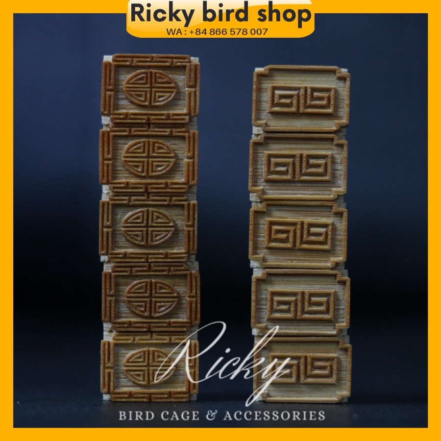 Tai cóng khuyên tàu cao cấp Ricky, tai cóng khuyên triện