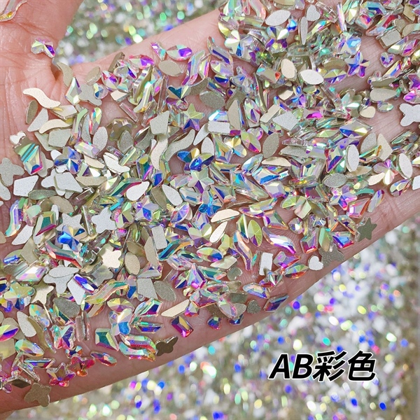 Túi đá chân bằng 100v mix kiểu, size mini màu AB