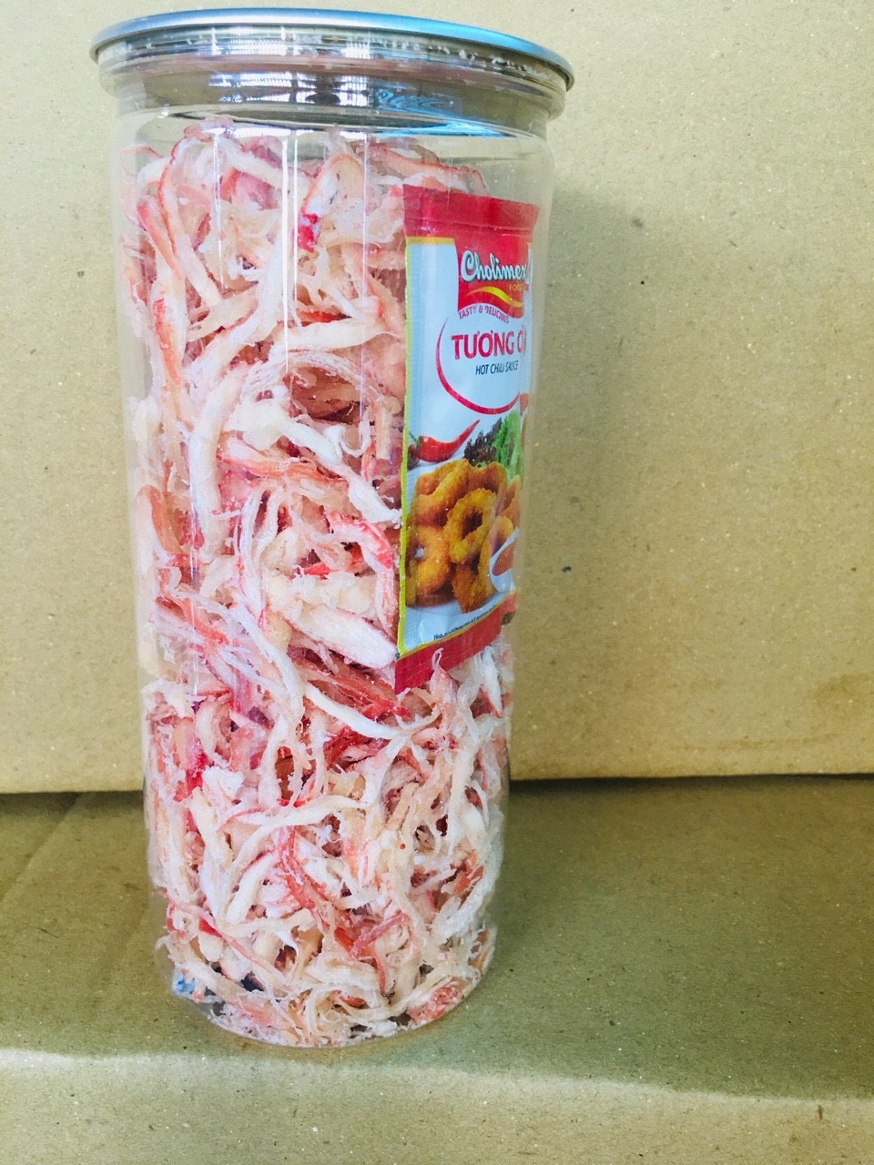 300G Mực Xé Sợi Hấp Nước cốt dừa hàng Xuất Khẩu siêu ngon