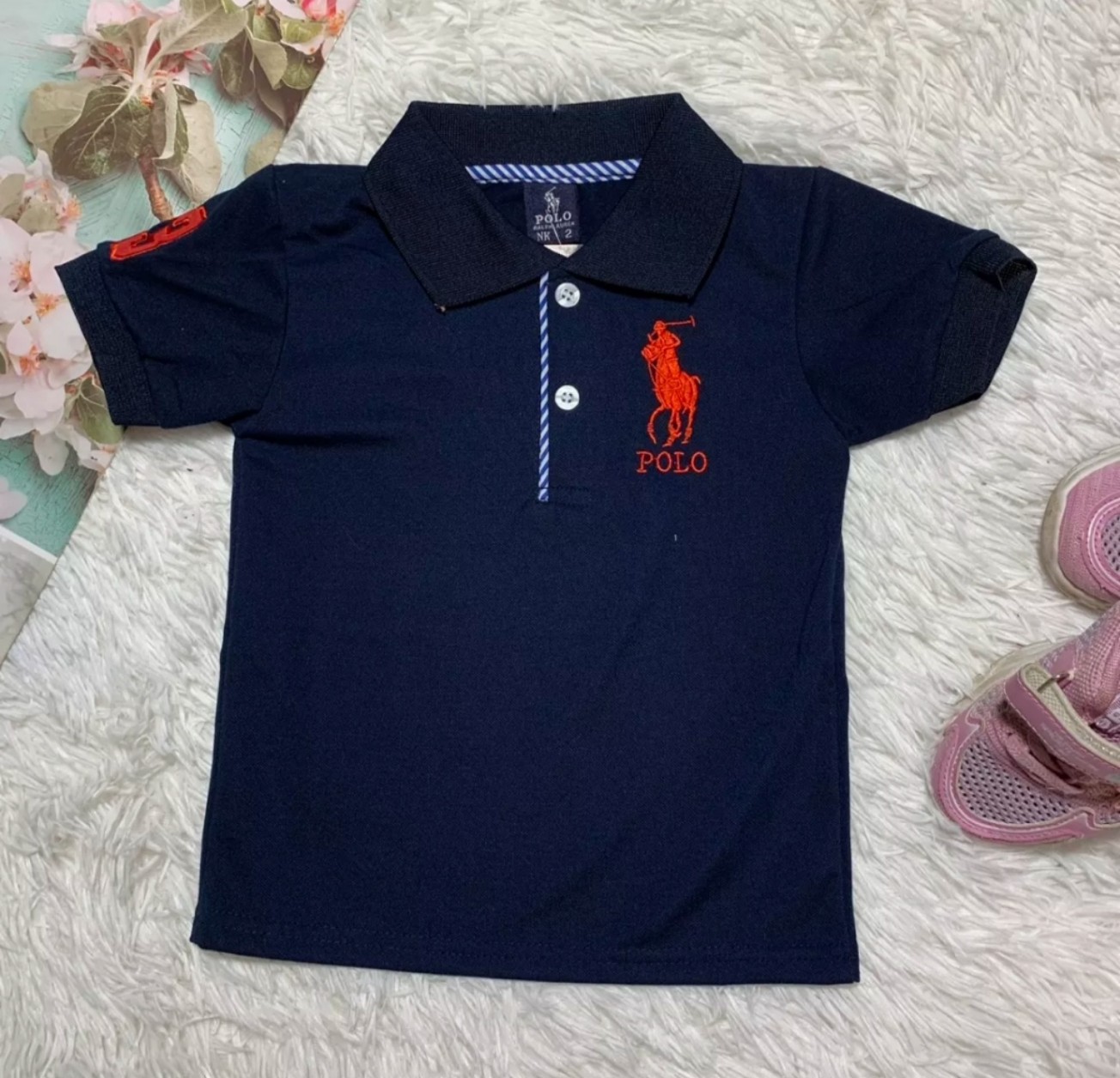 ÁO Polo cho bé trai, Áo bé trai có cổ chất liệu thun cotton mềm mát, logo thêu hình chắc chấn SIZE đến 30kg