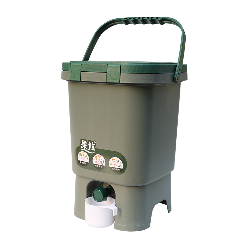 Thùng rác nhà bếp làm phân bón hữu cơ cho cây trồng Bokashi - 15L