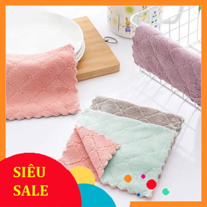 Combo 5-10 Khăn lau đa năng siêu thấm- Khăn lau đa năng siêu sạch