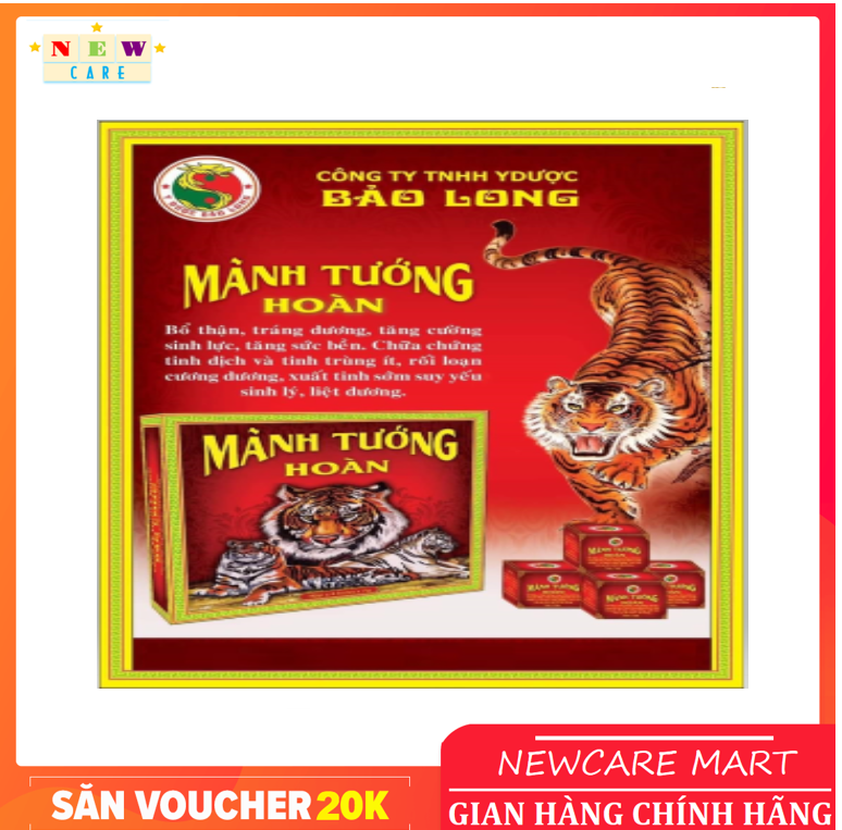 Viên uống Mãnh Tướng Hoàn Y dược Bảo Long - Dứt điểm yếu sinh lý nam giới