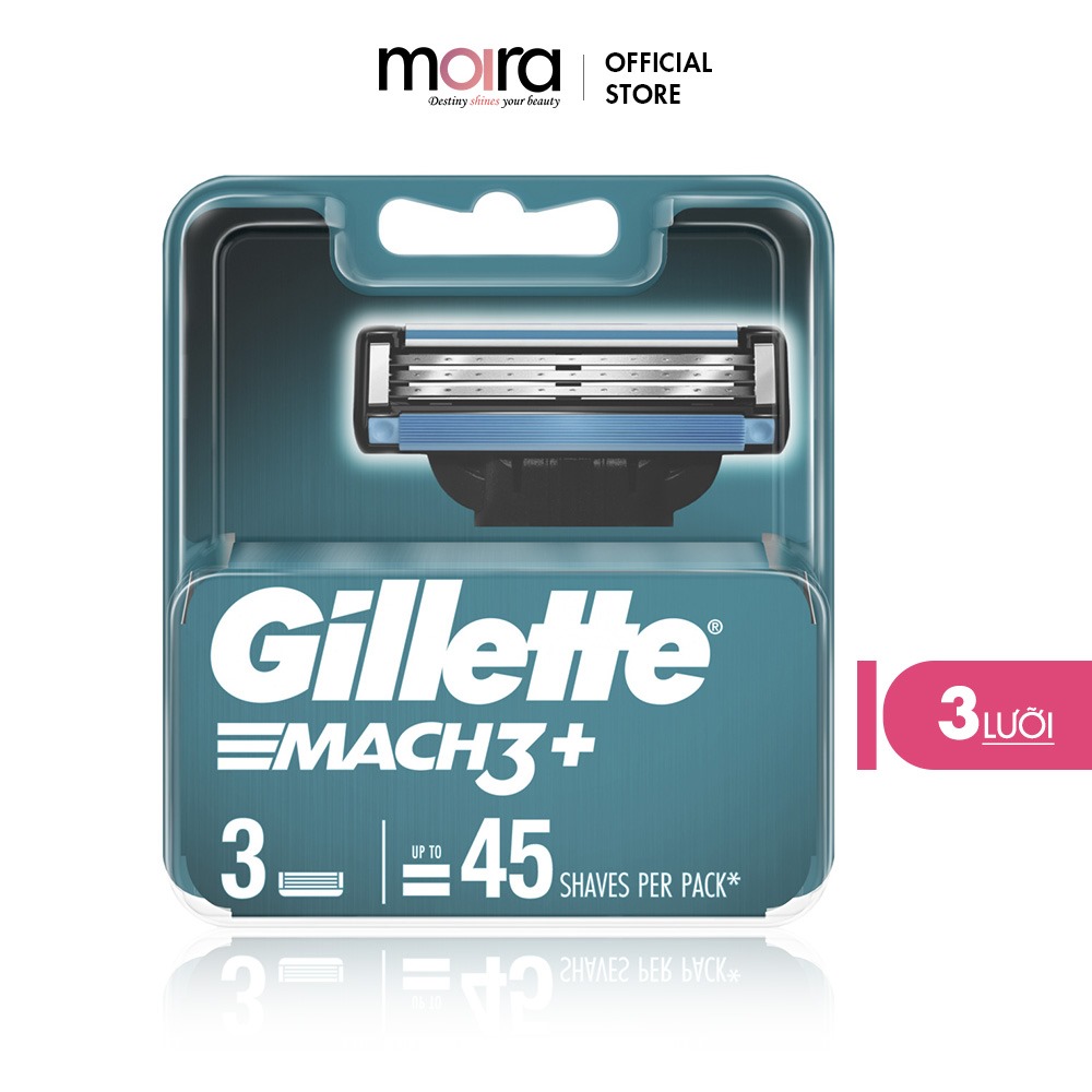 Lưỡi dao cạo Gillette Mach3 x3 lưỡi
