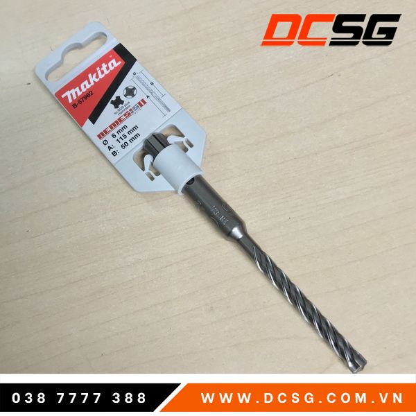 Mũi khoan bê tông nemesis ii 6 x 110mm makita b-57962