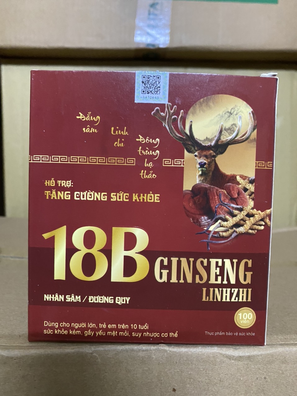 18B Ginseng Linhzhi- Vitamin bồi bổ cơ thể, tăng cường đề kháng