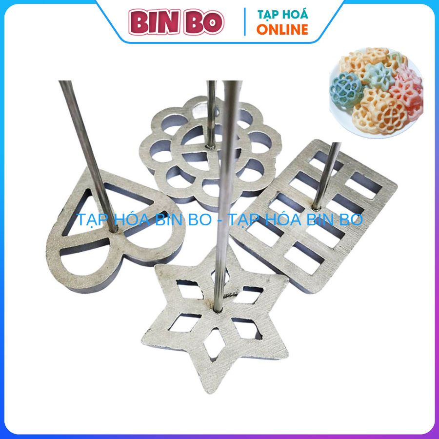 Bộ 4 khuôn bánh nhúng hàng Việt Nam