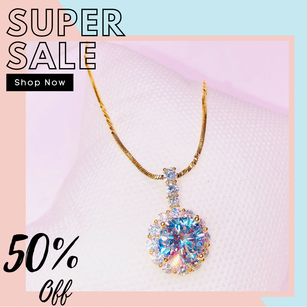 Dây chuyền vàng 24k, dây chuyền nữ thời trang cao cấp, dây chuyền nữ kim cương, dây chuyền bạc Ý 950, dây chuyền vàng non siêu cao cấp, dây chuyền đẹp, dây chuyền bạch kim vàng trắng Trang sức GADO D833 - CAM KẾT KHÔNG ĐEN