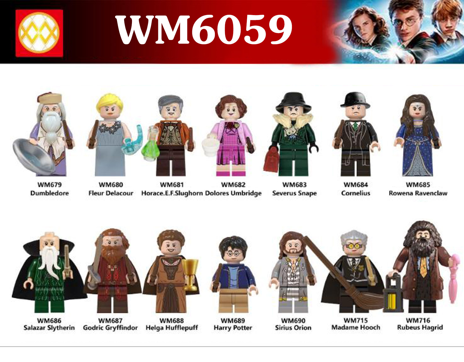[HCM]Đồ chơi lắp ráp Minifigures nhân vật WM6059