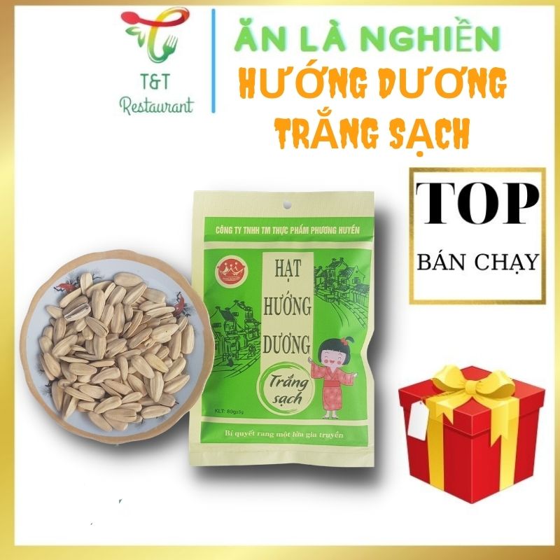 Hướng dương trắng sạch vị mặn ngọt / phương huyền food gói 80g