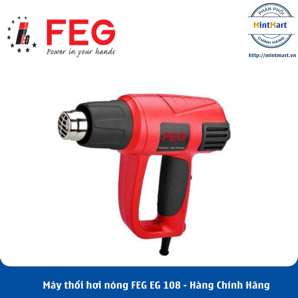 Máy thổi nhiệt feg eg-108 - hàng chính hãng