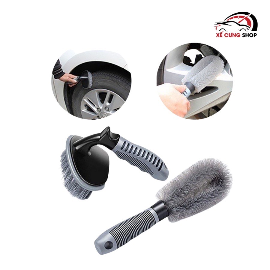 Chổi cọ rửa vành xe ô tô - Chổi cọ rửa lazang xe hơi