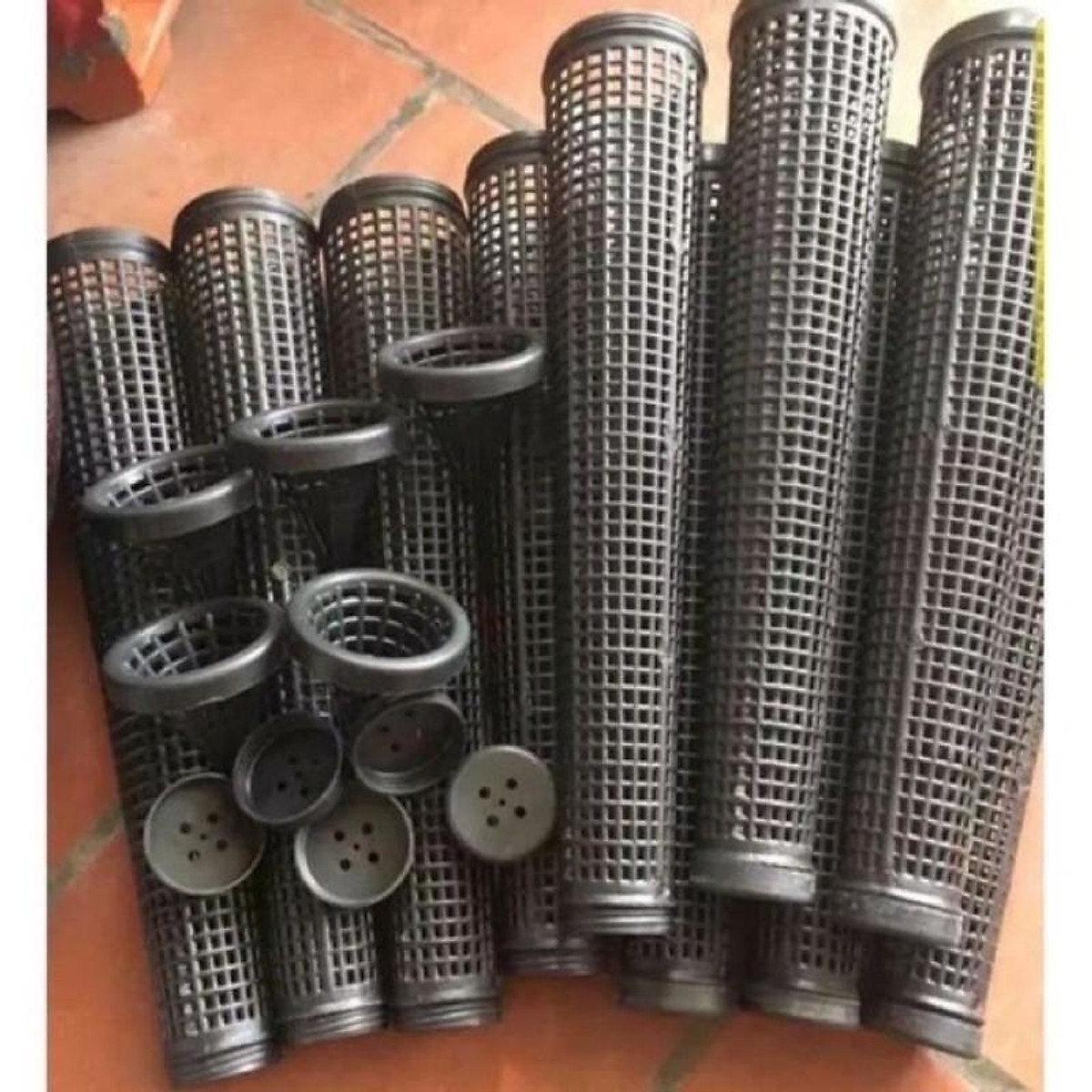 👉 COMBO ống đặt lươn , cua , trạch nhựa cứng dài 45 cm tặng kèm gói mồi siêu nhạy👈