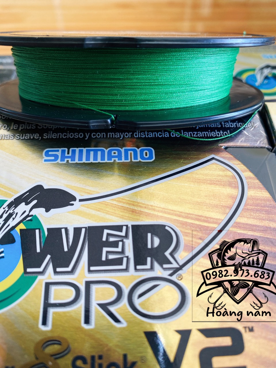Dù siêu bền câu cá x8 shimano v2 power pro
