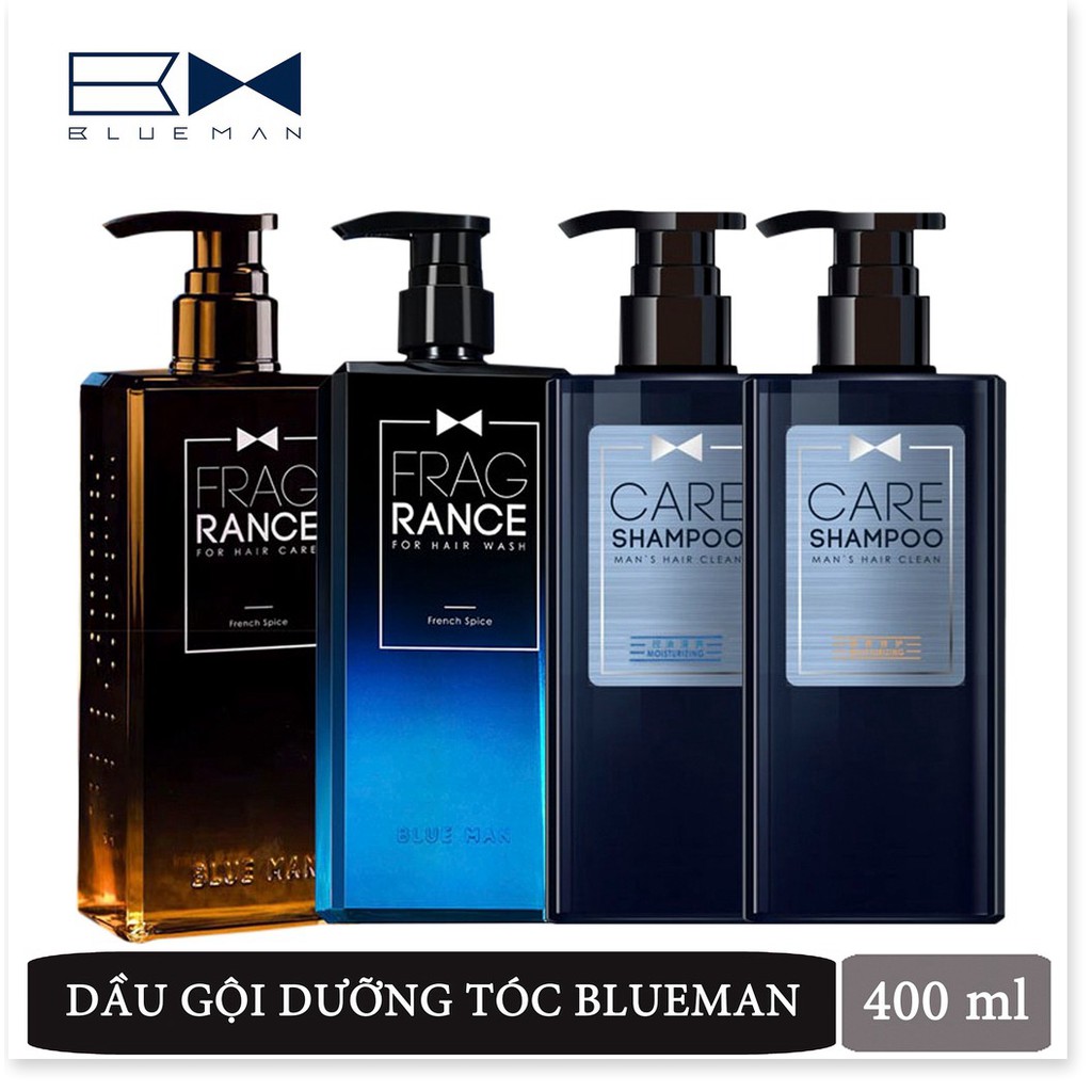 Dầu Gội Đầu Hương Hoa Quyến Rũ Đẳng Cấp Cho Nam Blueman Colonghe Fragrance Mềm Mượt, Sạch Gầu, Tóc Chắc Khỏe (400ml)