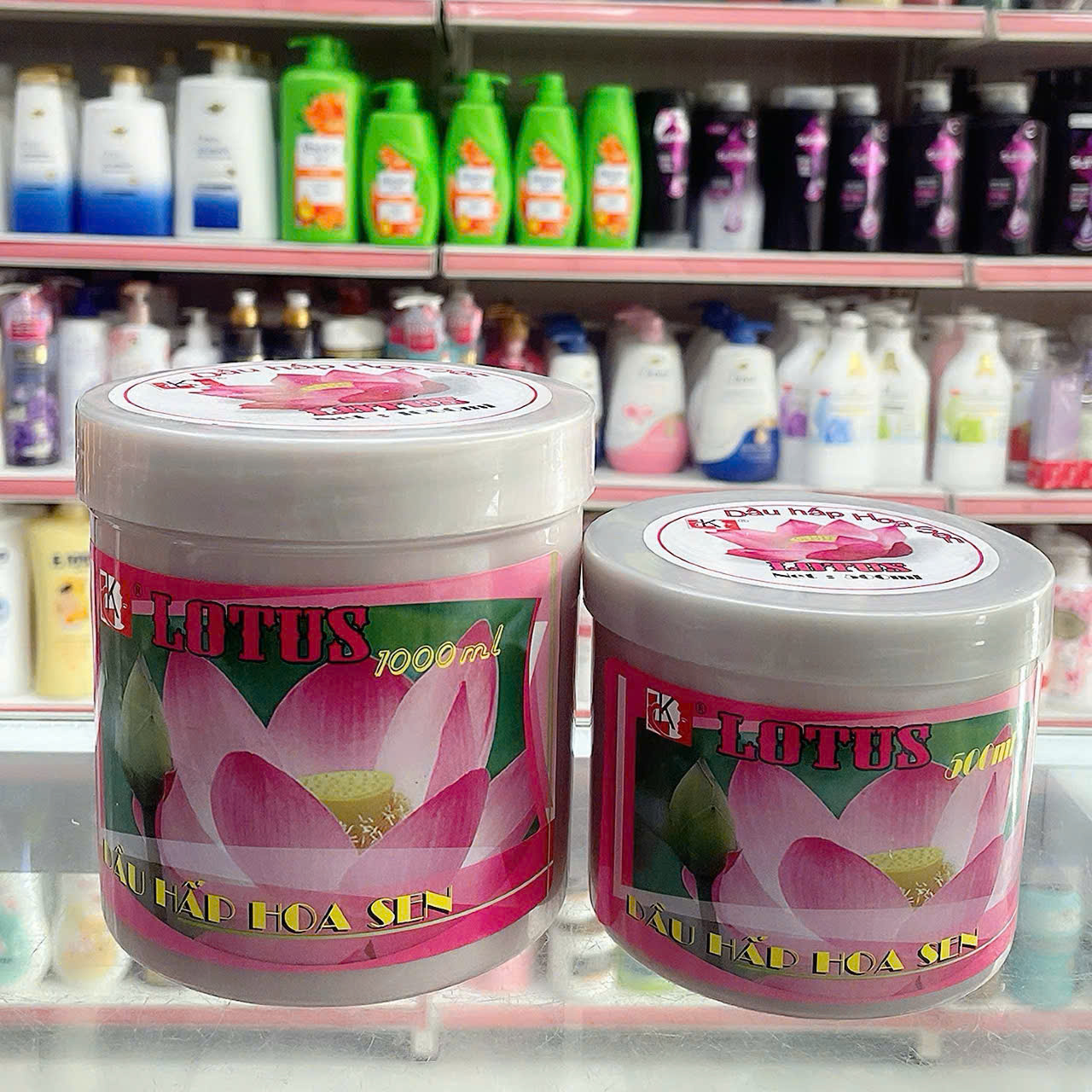 Kem Ủ Tóc Hấp Dầu HOA SEN Tinh Chất Hoa Sen -1000ml