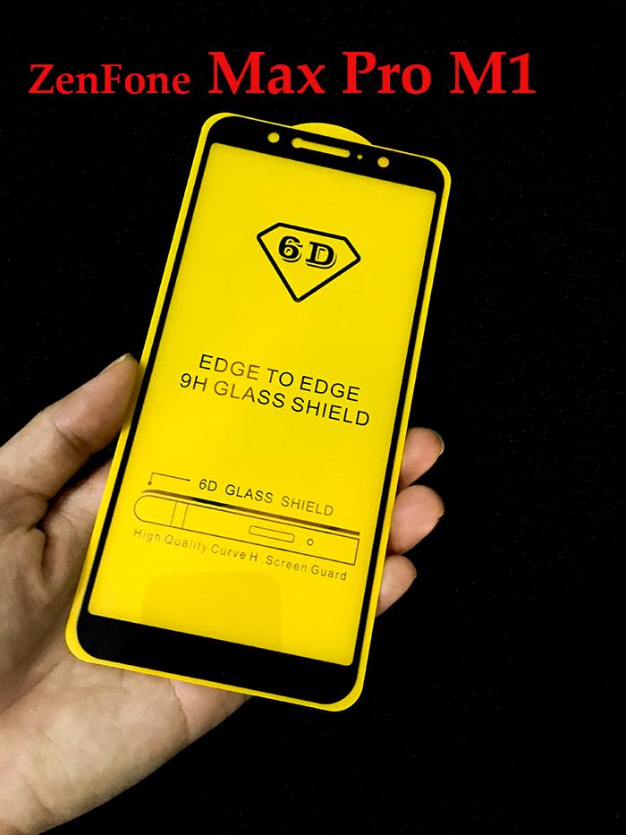 Kính cường lực zenfone max pro m1 full keo full màn hình 6d