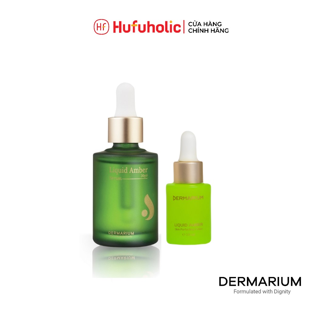 Tinh chất DERMARIUM giảm viêm ngăn ngừa thâm mụn Liquid Amber Serum cho da dầu mụn DERM18
