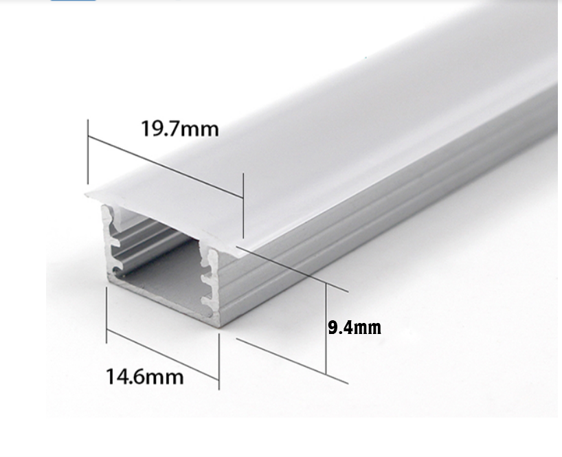 1m thanh t19-10 thanh nhôm đèn led, thanh nhôm định hình led dây , led strip