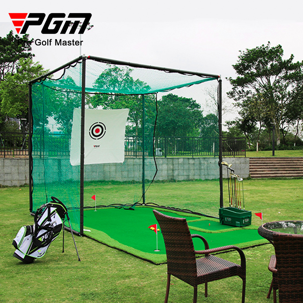 Bộ khung lồng tập swing golf pgm lxw001-3mx3m: nhập khẩu chính hãng pgm, chất lượng tốt,
