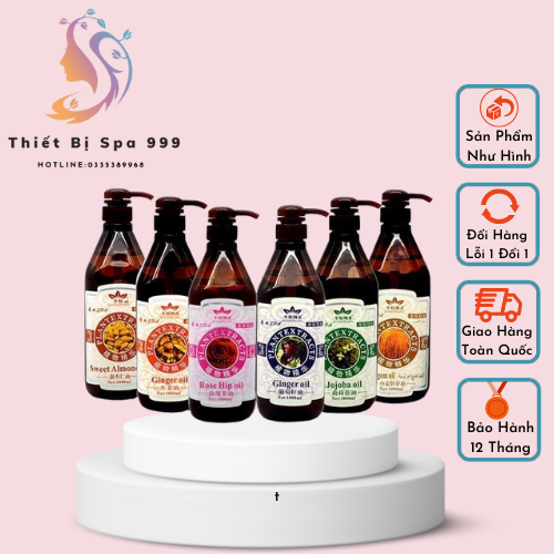 Tinh dầu massage body 800ml thư giãn toàn thân , dầu massage dùng kết hợp các liệu pháp massa