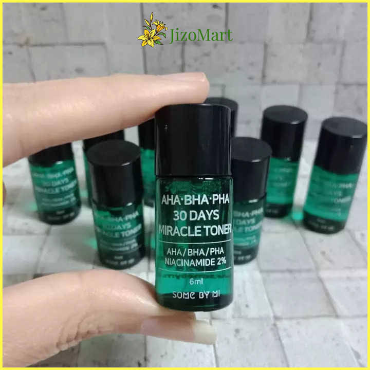 Toner Tràm Trà Giảm Mụn Some By Mi AHA-BHA-PHA 30 Days Miracle Toner 6ml- some by mi chính hãng