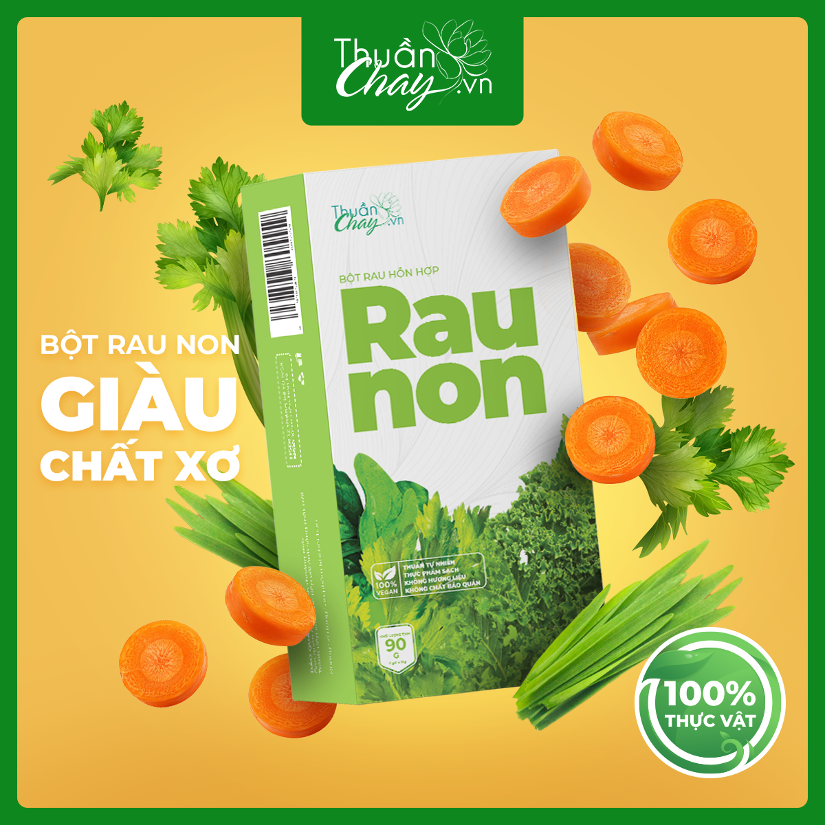 Hộp bột rau non 5 gói/hộp 90g