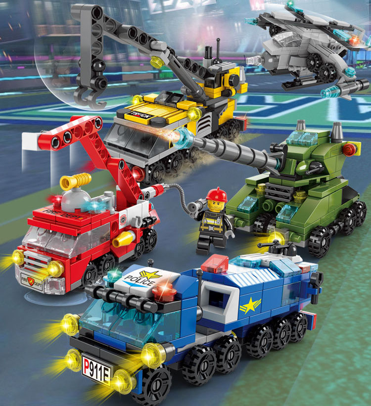 [MUA 4 TẶNG 1] Đồ chơi lắp ráp ô tô, máy bay 8612, Đồ chơi lego, đồ chơi lắp ráp, đồ chơi xếp hình, xe đồ chơi, police car toys, chất liệu nhựa ABS an toàn – FUNNYTIMES