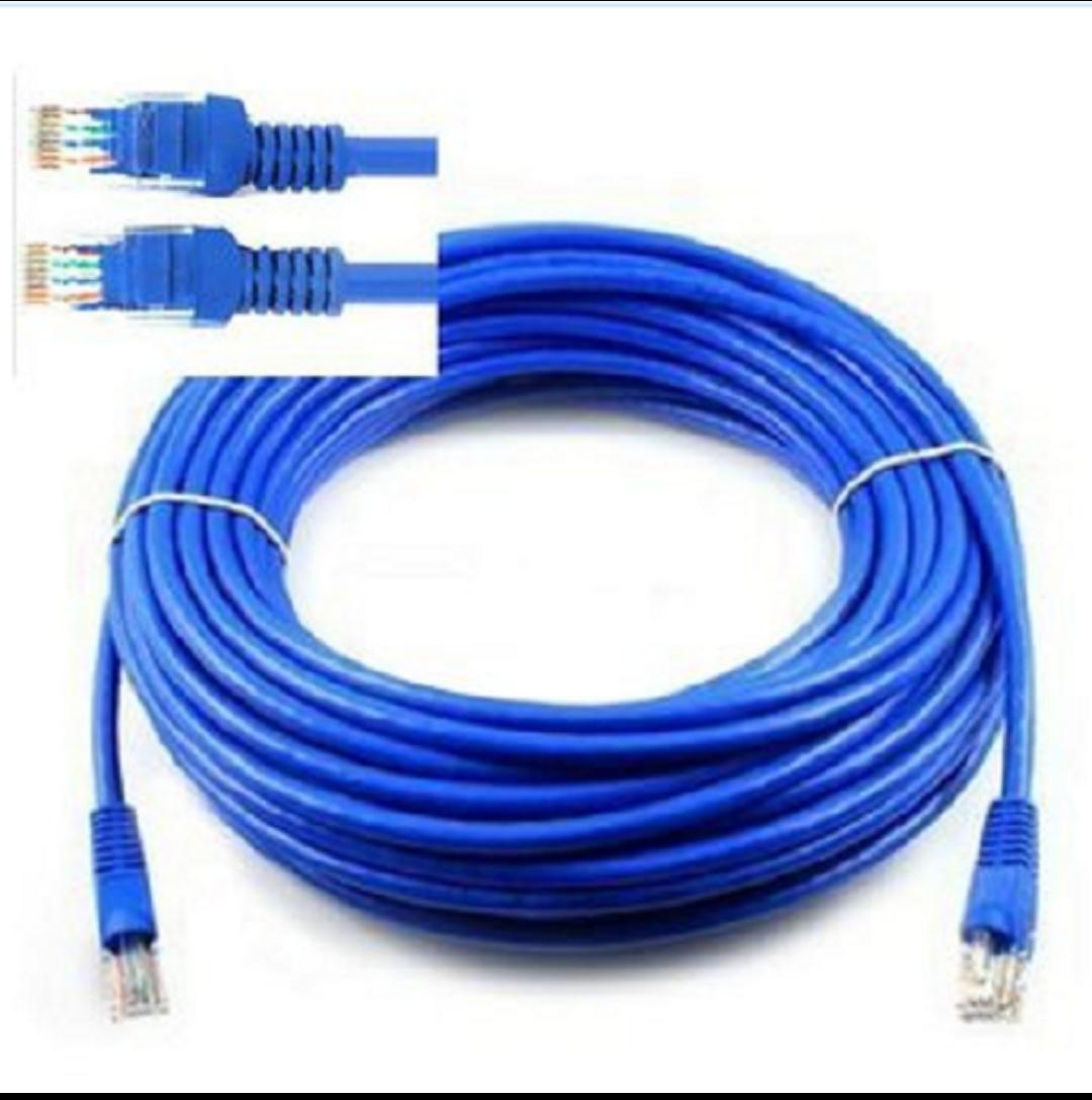 (HCM) Cáp mạng internet/mạng LAN Cat 5E 30m 2 đầu bấm sẵn Dây Mạng Lan 30 MÉT Đúc Sẵn 2 Đầu Hạt Mạng (đủ mét)