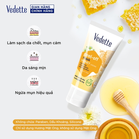 Mặt nạ Lột nhẹ Vedette Hương Mật Ong 50ml (TPM289)