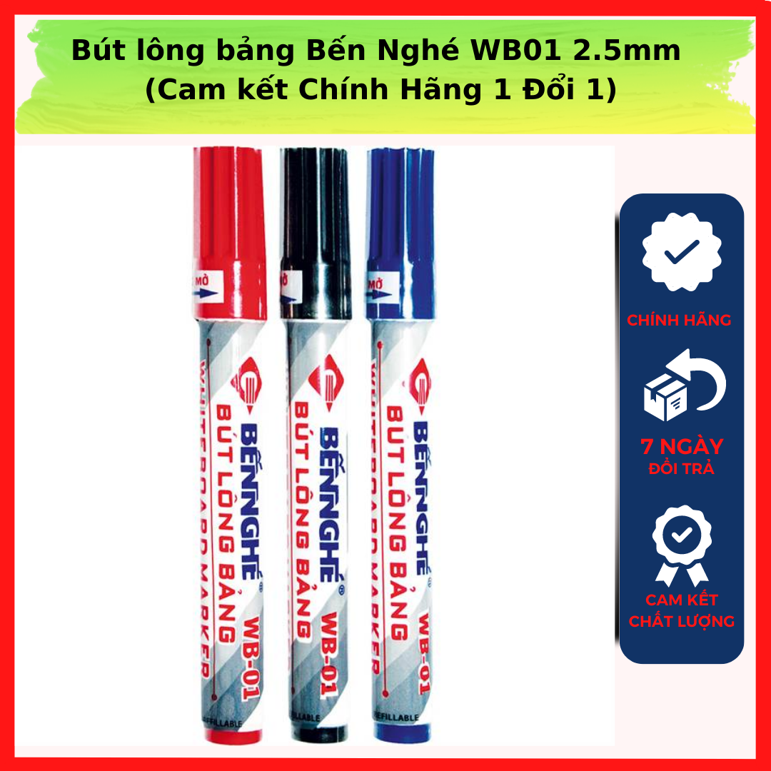 Bút lông bảng bến nghé wb01/wb08 2.5mm