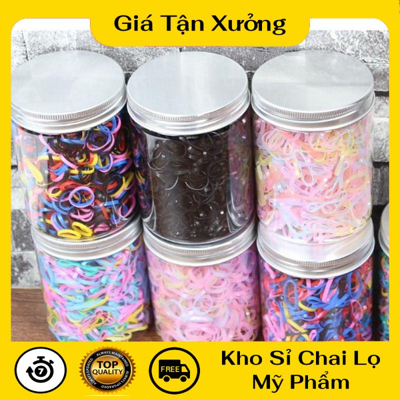 Chun buộc tóc ❤ trùm sỉ ❤ hộp thun thái siêu dẻo 500ml , phụ kiện du lịch