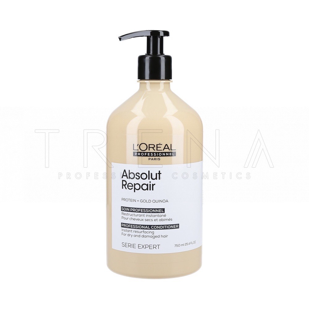 Dầu xả LOreal Professionnel phục hồi tóc hư tổn Repair Gold chai 750ml