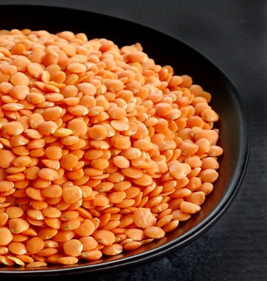 Đậu lăng đỏ tách vỏ ấn độ 250g - đậu lăng đỏ hữu cơ tách vỏ loại 1 hàng date mới liên tục hcm