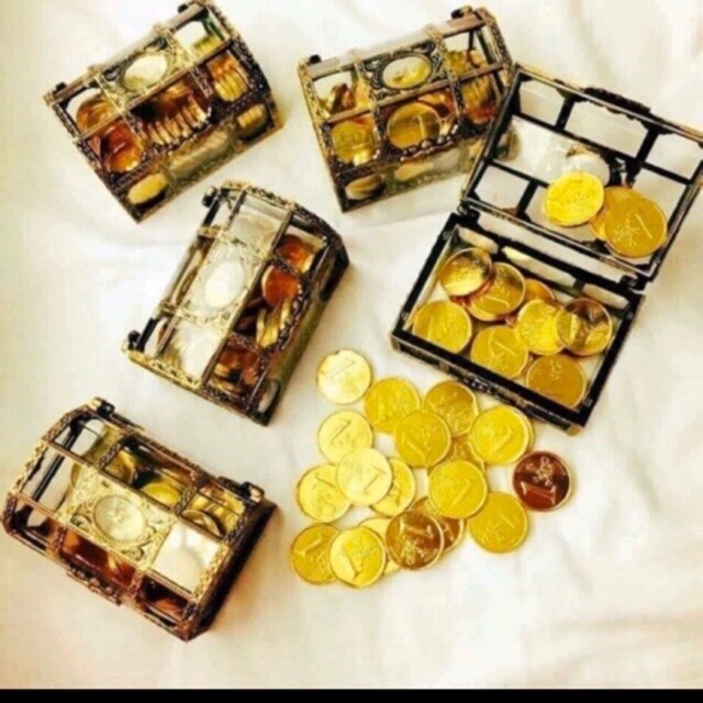 Socola rương vàng Thái Lan 112g - Kẹo socola rương vàng - Socola đồng tiền