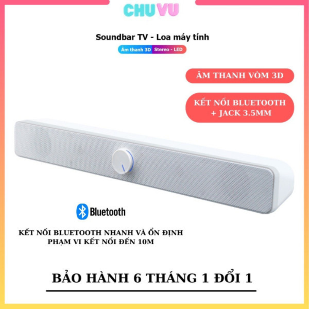 Loa máy tính để bàn sada v-193 bass cực to âm thanh vòm 3d siêu êm cho vi tính, tivi, laptop