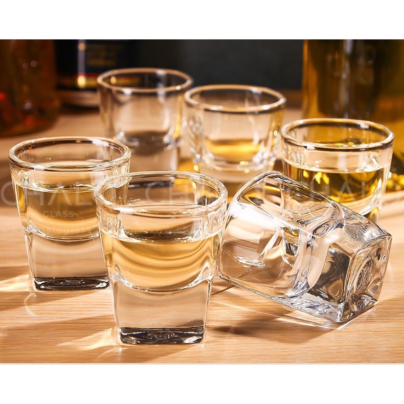 CHÍNH HÃNG - BỘ 12 CHÉN RƯỢ.U THUỶ TINH OCEAN PLAZA SHOT 55ML - CHÉN RƯỢ.U, LY RƯỢ.U, CHÉN UỐNG RƯỢ.U