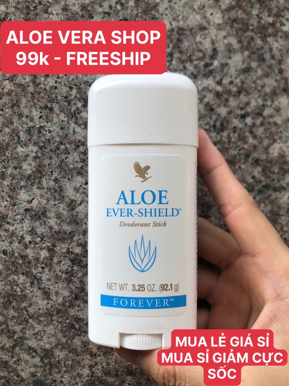 Aloe ever shield - sáp khử mùi lô hội thiên nhiên 067flp - 067forever - 067lohoi