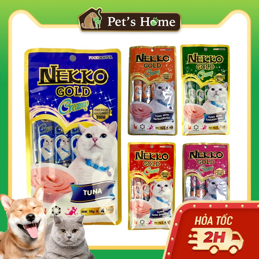 Súp thưởng cho mèo Nekko Gold Creamy