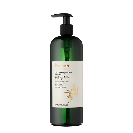 Gel tắm khuynh diệp & bạc hà cocoon 500ml